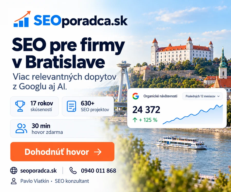 SEOporadca.sk: SEO pre firmy v Bratislave